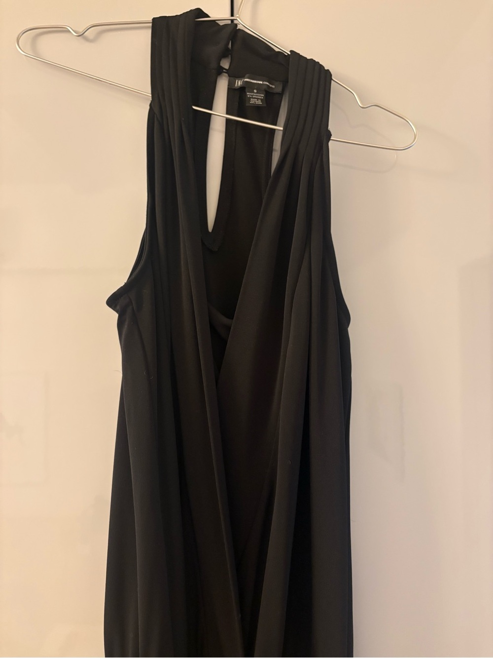 INC International Concepts Black Sleeveless Jumpsuit